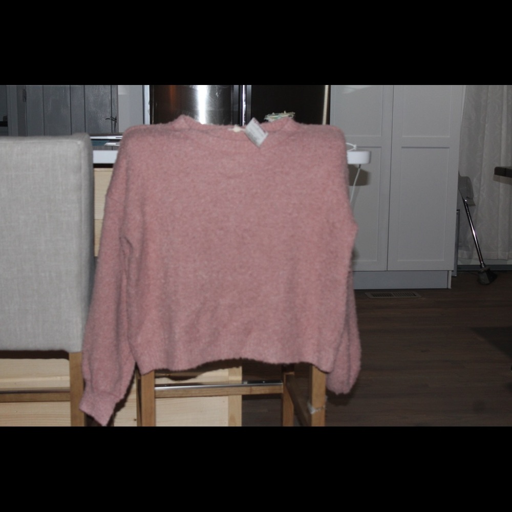 NEVER WARN PINK SWEATER